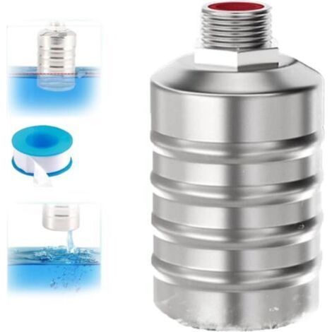 Water Valve,304 Stainless Steel Completely Automatic Water Level Control Floating Valve Floating Valve/Modèle ondulé intérieur 4 points (arrivée d'eau supérieure) (1/5)