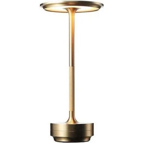 Rechargeable wireless LED table lamp, continuously dimmable, outdoor table lamp
