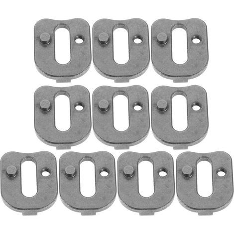 Lot de 10 blocs de réglage de tension de chaîne pour tronçonneuses électriques 10/12/16", réglage facile de la tension, empêche le glissement de la chaîne et prolonge sa durée de