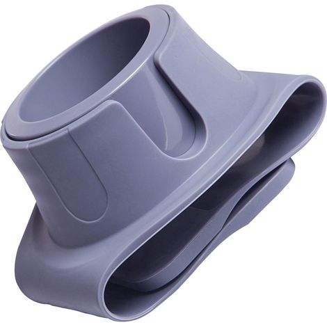 Porte-gobelet en silicone pour canapé, anti-déversement, résistant à la chaleur, à fixer sur l'accoudoir, gris. (1/5)