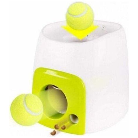 Lanceur Balle Automatique Jouet Chien Interactif, Machine À Balles Tennis pour Animaux Compagnie, Ensoleillé (1/5)