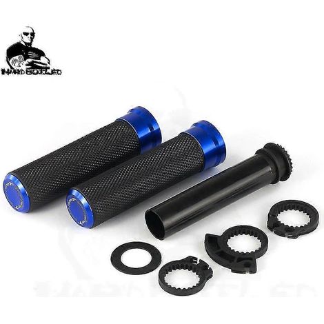 Lenkergriffe, rutschfest, für BMW F 900, F900 R/XR, F900R, F900XR, R Ninet, R Ninet /5, Pure Racer, Scrambler, Urban G/S, R Ninet – NineT, Blau