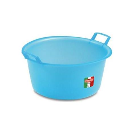 Bacinella tonda in politilene con manici 50 cm stefanplast