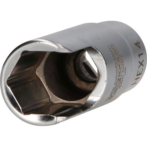 KS Tools 3/8" Spezial-Winkel-Rohrverbinder-Stecknuss, 14 mm - 460.5087