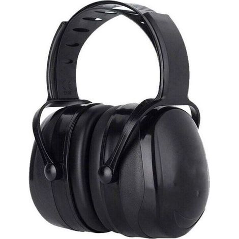 Casque Anti Bruit Adulte Réglable Confortable, avec Une Atténuation de SNR 38dB, pour Milieu Bruyant ou Stressant-Noir