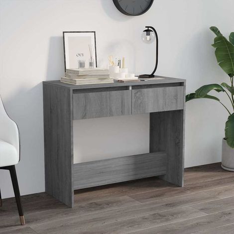 Console Table d'appoint - Meuble d'entrée Sonoma gris 89x41x76,5 cm Acier BV663891 - BonneVie (1/5)