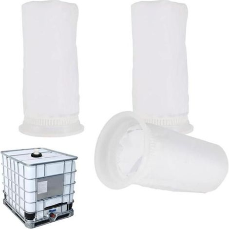 3 Nylon IBC Filter Pieces for Tank, 200 Mesh Rainwater Filter, Washable Nylon Lid Filter - Filter Kit