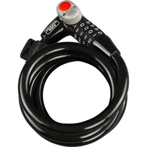 Antivol vélo - BURG WACHTER - 230 180 L - Combinaison, 180 cm, acier 12 mm, LED (1/6)