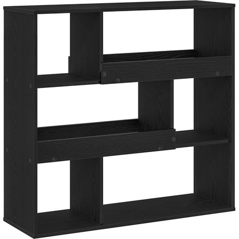 Maison Exclusive - Bücherregal Schwarz Eichen-Optik 100 x 33 x 94