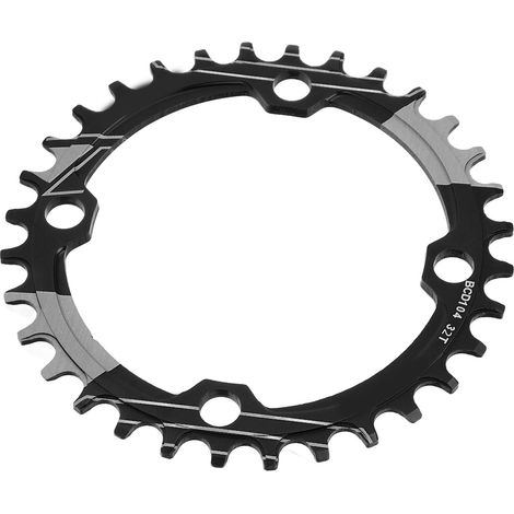 Plateau rond étroit-large Lebycle 104BCD pour VTT, 32 dents, noir (1/5)
