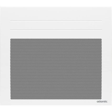 Atlantic – Panneau rayonnant horizontal 2000W blanc – Chaleur rayonnante instantanée – Design moderne et épuré – Programmable avec connectivité