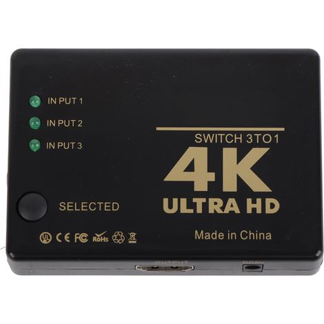 Convertisseur audio multimédia haute définition à 3 voies avec télécommande (1/5)