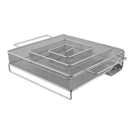 Kaltrauchgenerator – Edelstahlspirale – Für Holzkohle- oder Gasgrills – 15 x 15 x 4 cm – 1 Stück (1/5)
