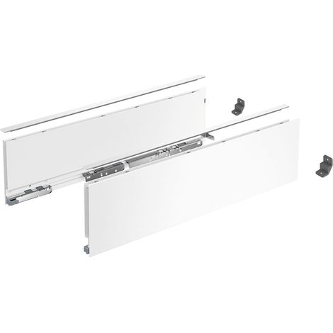 HETTICH AvanTech YOU Set Zarge, Höhe 139 mm x NL 550 mm, weiß, links und rechts, 9353398