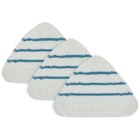 3pcs,Housses en Microfibre Balai Vapeur Accessoire Chiffons universel,Triangle lavable (1/5)