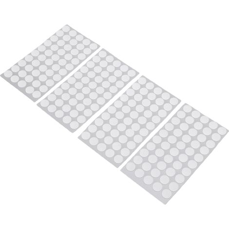 10 Plaques de Cales Anti-Glisse en Silicone Transparente pour Plateau en Verre Autocollantes 10x1mm 500pcs Protège-Meuble (1/5)