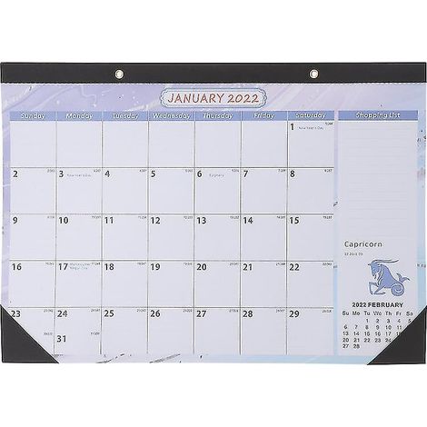 1 Stück Kalender 2022 (englische Ausgabe)