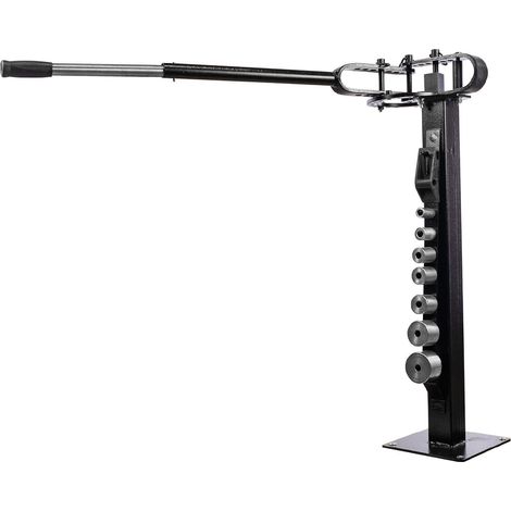 Mw Tools – Plieuse universelle sur pied pour matériaux plats et ronds jusqu'à 180° – 8 matrices incluses – Construction en tôle d'acier – CAT10090 (1/5)