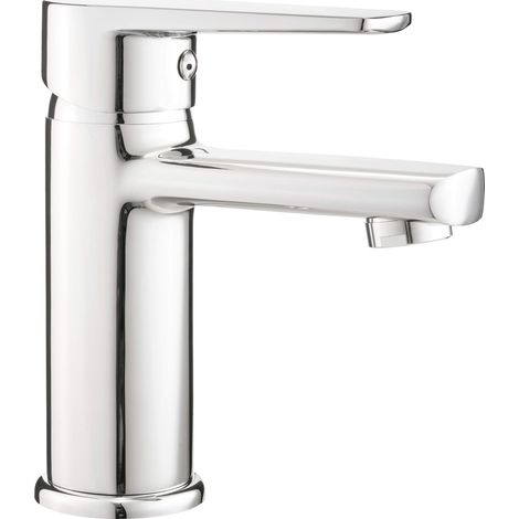 Miscelatore lavabo leva singola in ottone finitura cromo - Rober