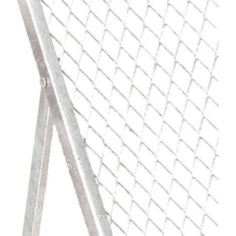 Tamis de Jardin pour Sol et Compost en Acier Galvanisé Inoxydable Pliable 60 x 75 x 89 cm (1/5)