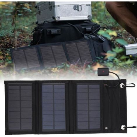 1 Panneau solaire pliable Monocristallin 15W, Étanche IP65, Silicium, Charge LED, Extérieur (1/3)