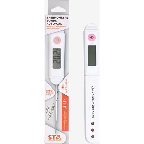 Thermomètre à Sonde en Inox Etanche 80 mm - Gilac (1/5)