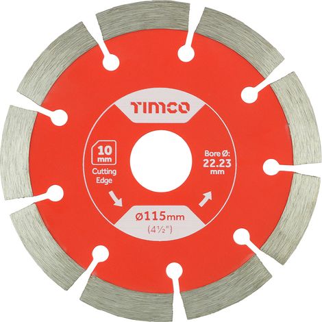TIMCO General Purpose Diamond Blade Segmented - 115 x 22.2