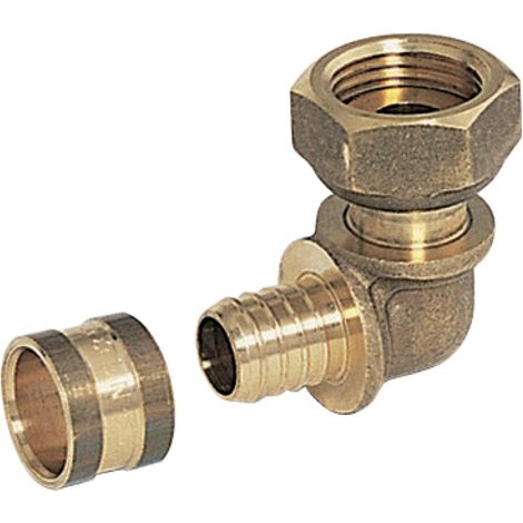 coude à écrou libre - a glissement - tube per - diamètre 25 vers femelle à visser 20 x 27 - altech