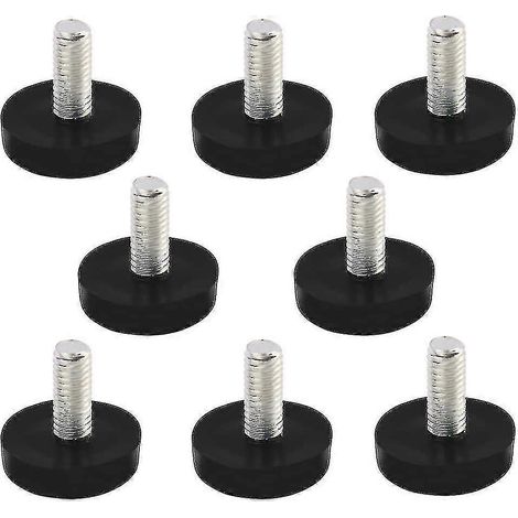Lot de 8 pieds de meubles réglables, pieds de nivellement, pieds de table, M6 x 15 mm (1/5)