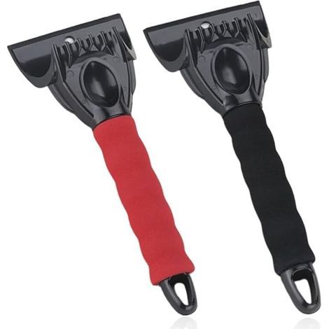 2 Pièces Grattoir De Pare-Brise De Voiture,Grattoir De Glace De Voiture,Accessoires d'hiver De Voiture,Grattoir De Neige Porta (1/4)