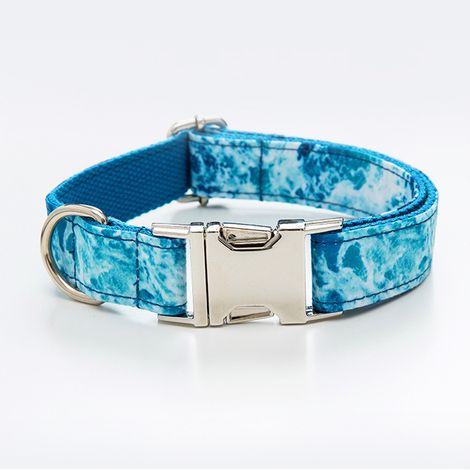 Collier Pour Chien En Coton Avec Nœud Papillon Réglable Et Boucle Métallique - Accessoire Durable Pour Animaux De Compagnie - Lot De 1 (1/5)
