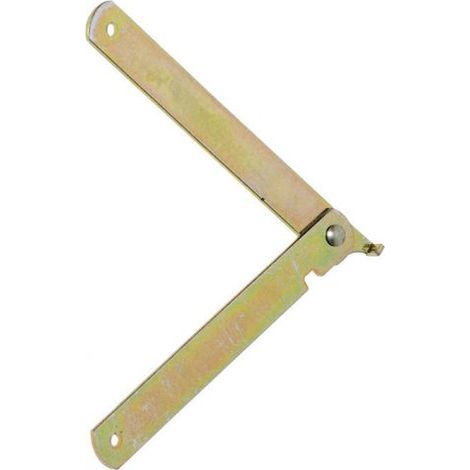 ASTA SNODATA ACCIAIO ZINCATO SINISTRA 250 MM 48 PZ