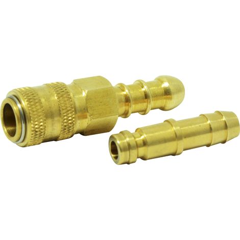 Dapetz ® Female Inline Quick Release Fitting Coupling for 8mm Bore Butane/Propane Gas Hose - Ideal for Gas BBQ - Patio Heater, CARAVAN, PLUMBER, Gas Cookers (1/5)