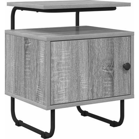 Bedside Cabinet Grey Sonoma 40 x 36.5 x 50 cm Engineered Wood vidaXL (1/5)