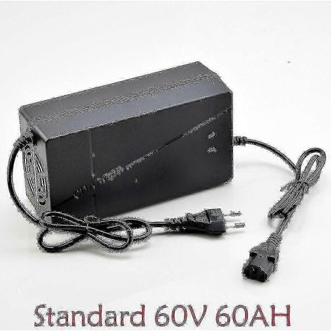 Chargeur intelligent pour batteries au plomb-acide 48 V, 60 V, 72 V et 96 V (50 Ah et 60 Ah). Compatible avec tricycles électriques, véhicules, vélos, scooters, quads et karts. (1/5)