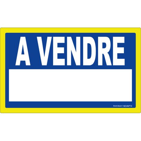 Panneau A vendre - haute visibilité - 330x200mm - 4090658