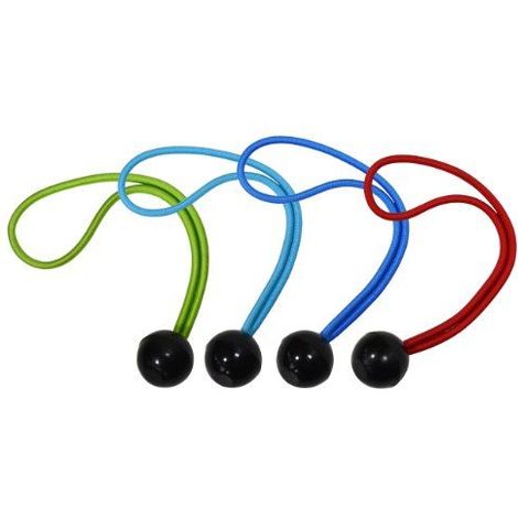 Set di 4 elastici a sfera MASTERLOCK L.0,2 mx l.40 mm Master Lock (1/5)