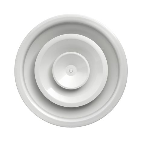 Diffuseur circulaire à jet réglable, blanc, D raccord 500 mm S&P (UNELVENT) 852418