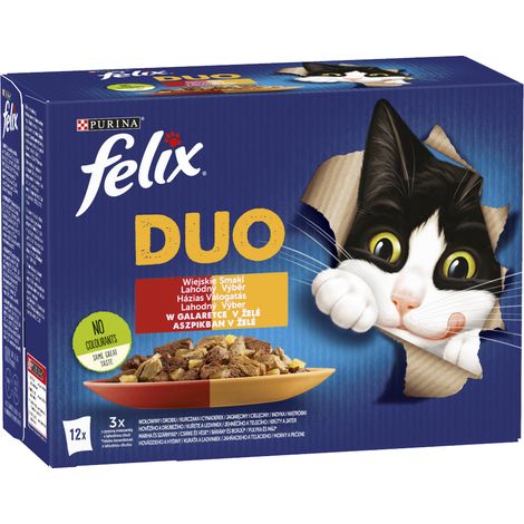FELIX FANTASTIC DUO MP Fleisch 12x85g = 1,02 kg (1/2)