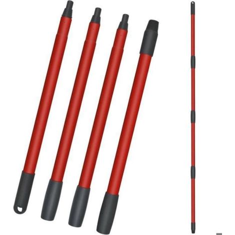 Une Pièce Manche de Rechange Compatible Avec Vileda Turbo Spin Mop Manche de Balai Barre Réglable en Quatre Parties (1/5)