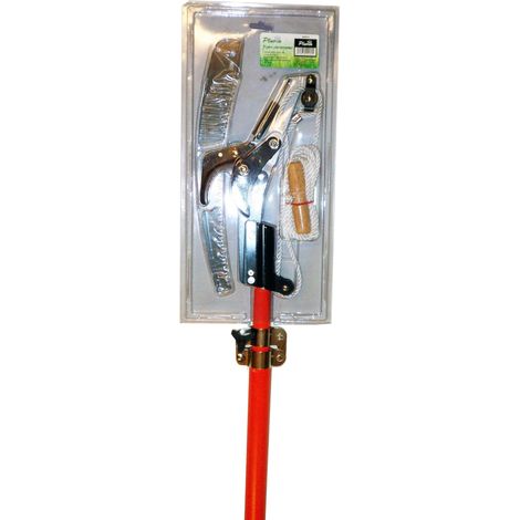 PLUVIA Tijera cortarrama 25mm con serrucho de pértiga 1,20 m y 1,30 m 4B2FN