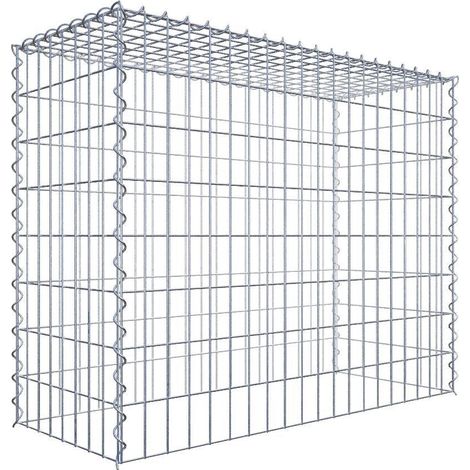 Gabiondeco - Gabion - Element de prolongation en hauteur 100 cm x 80 cm x 40 cm (L x H x P). maille 5 x 10 cm. Spirale. Attention : il manque une grille - Made in Ger... (1/5)