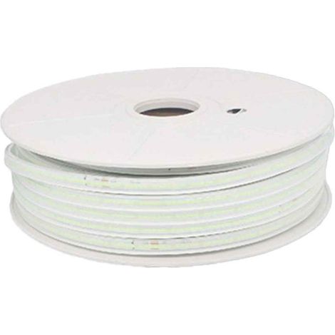 50M Striscia Led COB 8W/M 220V-240V 600lm IP65 CRI=80 Angolo 180°, 9 Colori Disponibili (Verde)