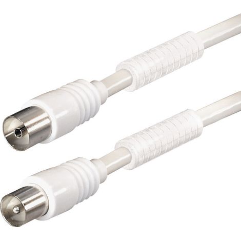 Transmedia FK 2 ZHD  cavo coassiale 2 m F Bianco