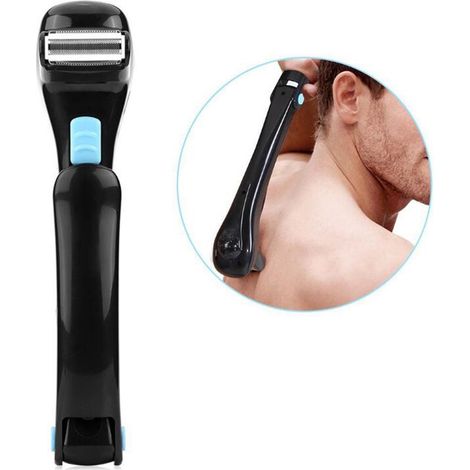 Rasoir électrique professionnel pour le dos, pliable, tondeuse à poils pour le dos à faire soi-même. (1/5)