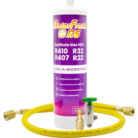 Gaz réfrigérant pour climatisation de type split Ralerfresh RS, substitut aux gaz R410, R32, R407 et R22 (1/5)