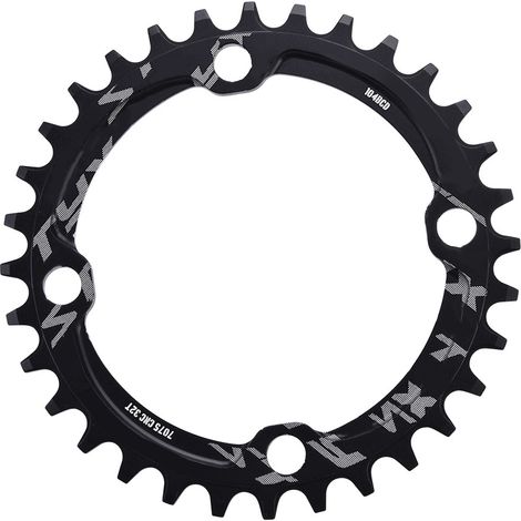 32/34/36/38T BCD 104-teiliges Einzelkettenblatt-Reparaturset aus Stahl für Mountainbikes (schwarz 32T).