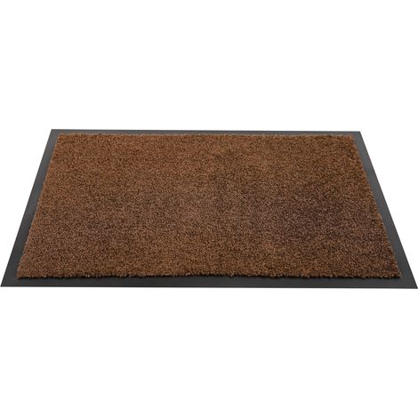 Tapis d'entrée intérieur ALI QAPU 90x120cm Taupe