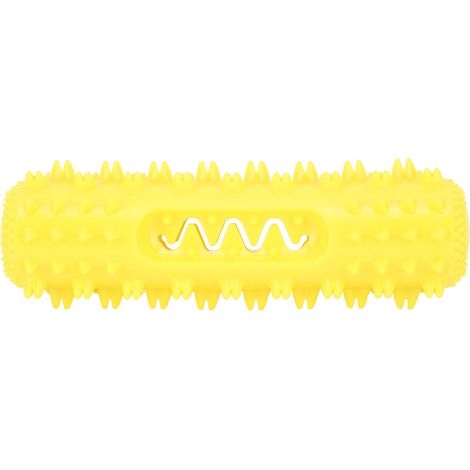Bâtonnet nettoyant pour dents de chien Vocial, jouet à mâcher et à mordiller pour chien, jaune (1/5)