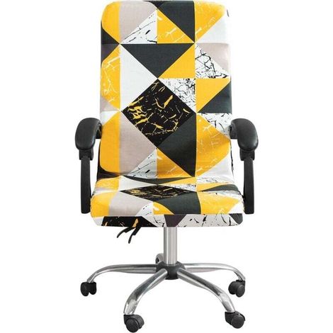 Universal Stretchable Microfiber Washable Office Chair Cover, Comfortable Stretchable Chair Cover for Executive Chairs L (1/4)